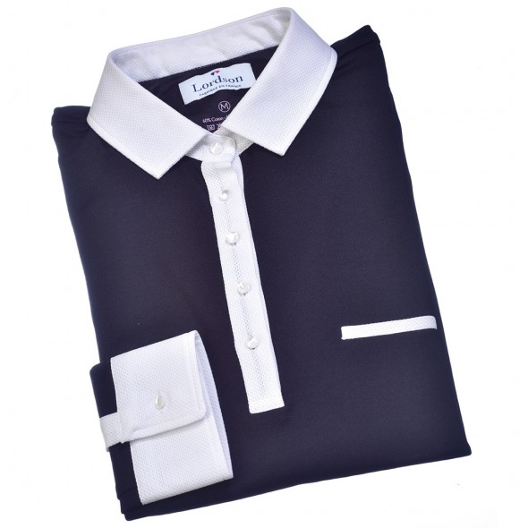 POLO FEMME SWING NOIR ET BLANC