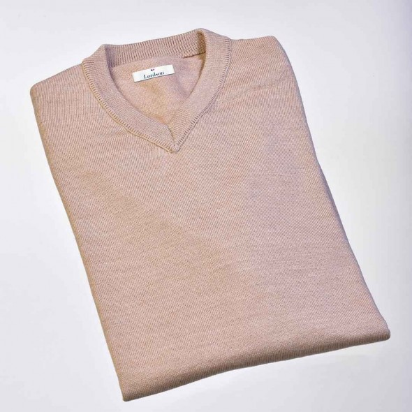 PULL HOMME PULLMAN BEIGE COUDIERES