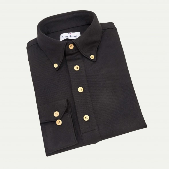 CHEMISE HOMME EYZIES GORGE POLO NOIRE