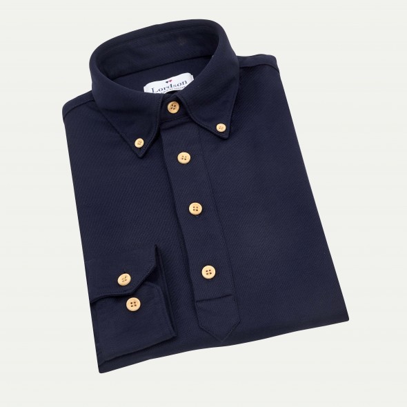 CHEMISE HOMME EYZIES GORGE POLO MARINE