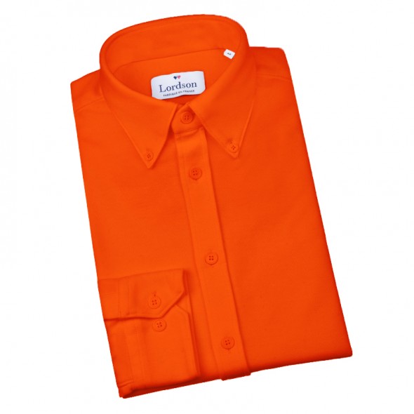 CHEMISE HOMME PAYZAC MANDARINE